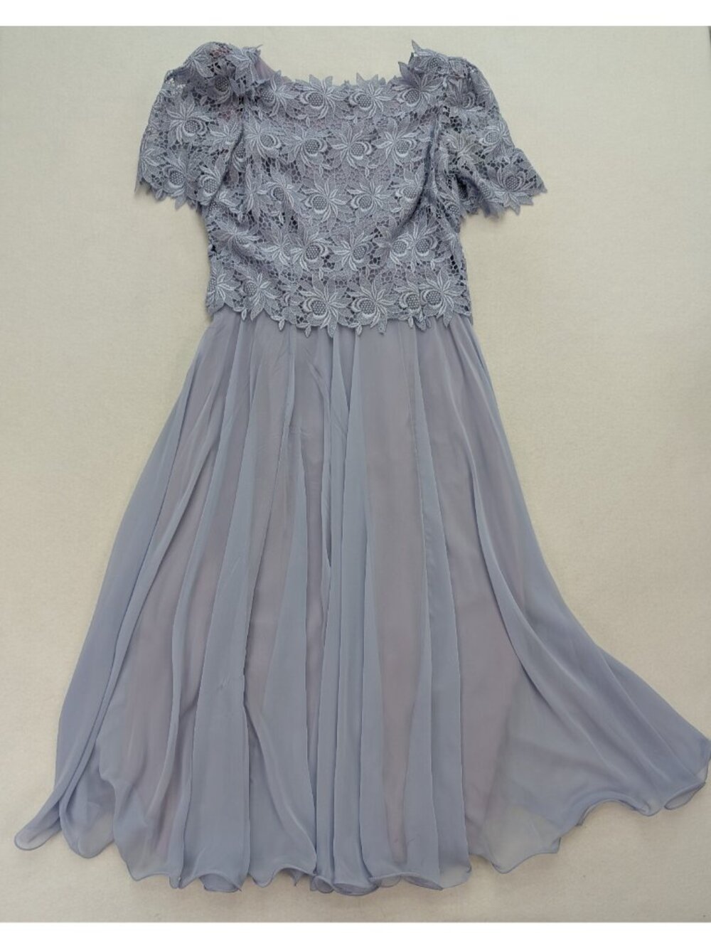 Miss Elliette Vintage Women's Dress Size 8 Periwinkle Blue Purple Evening